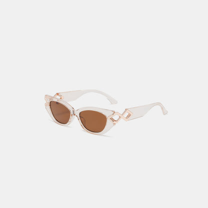 Gold Cat-Eye Sunglasses