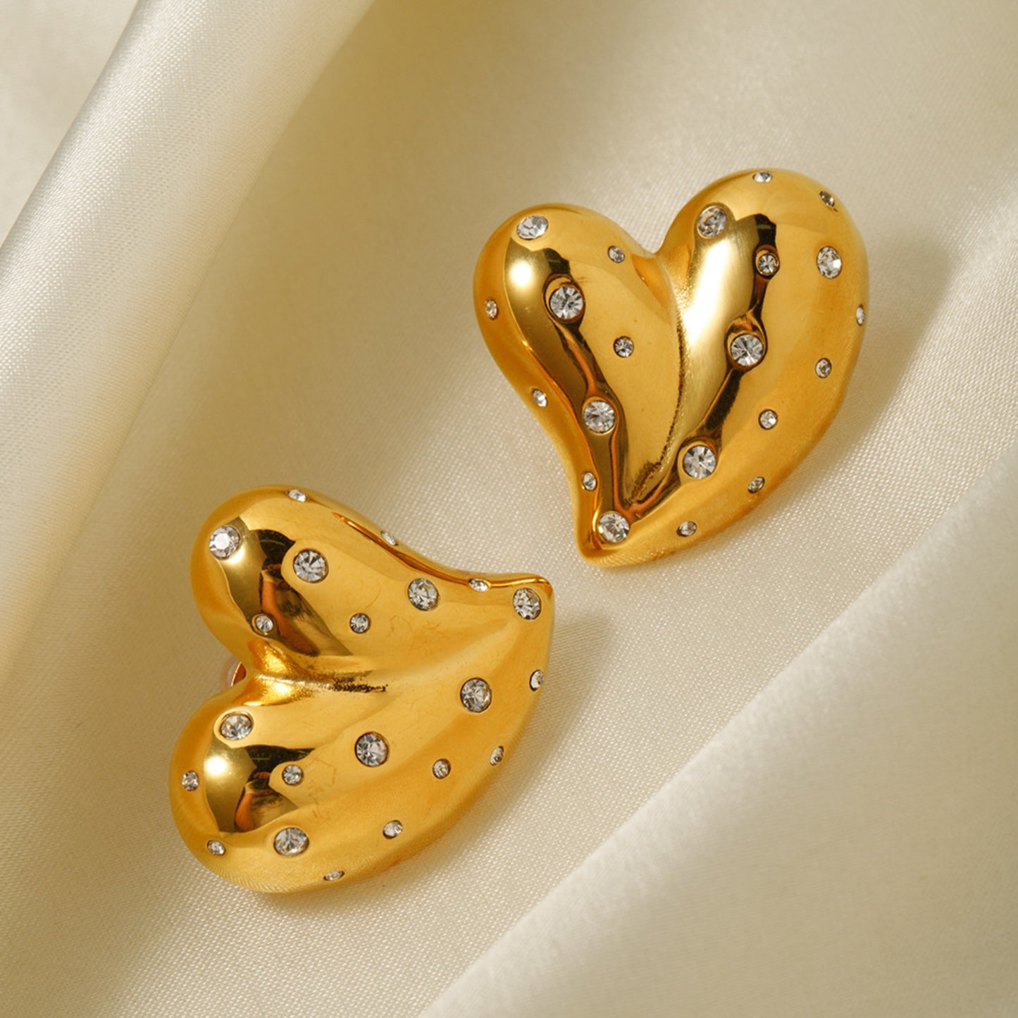 18K Gold-Plated Zircon Earrings