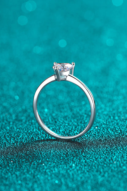 Moissanite Engagement Ring