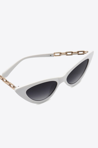 Chain Cat-Eye Sunglasses