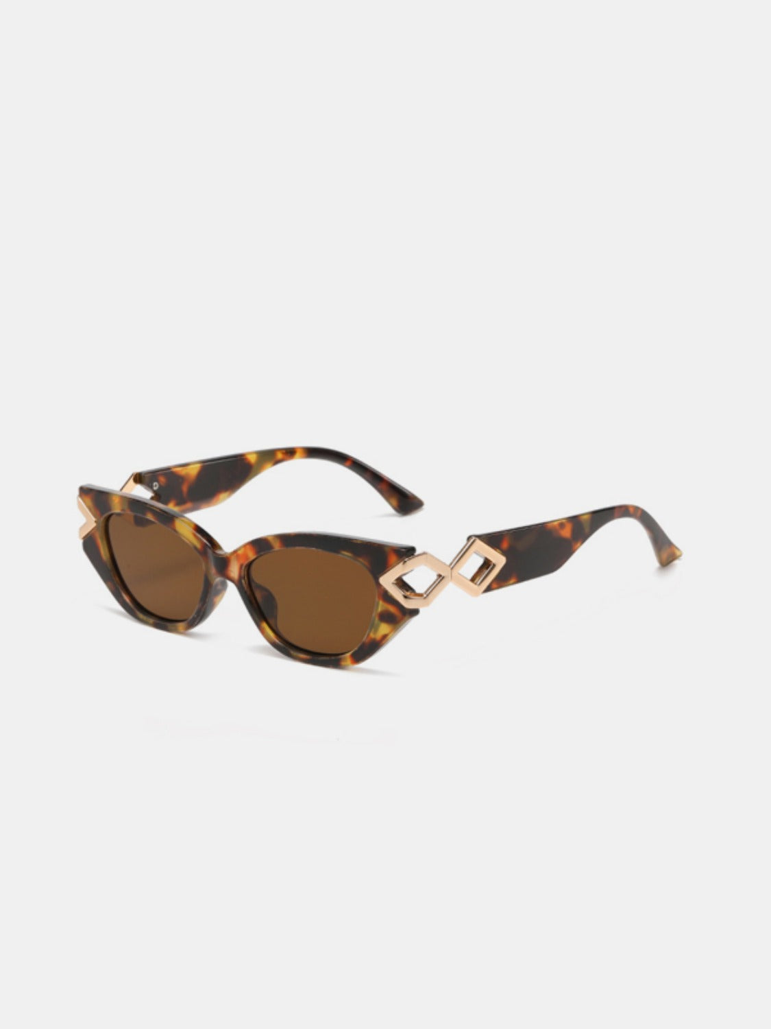 Gold Cat-Eye Sunglasses