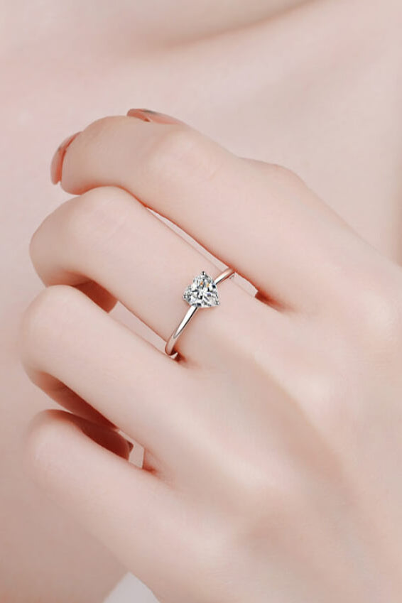 Moissanite Engagement Ring