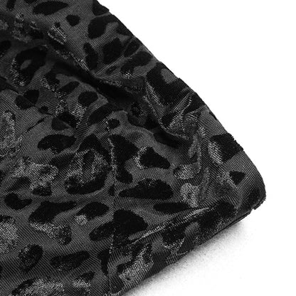 Leopard Long Sleeve Gloves Dress